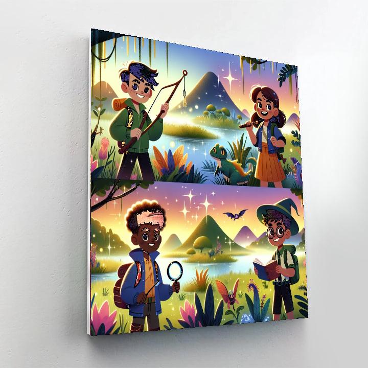 Magical Marshland Expedition DIY Paint By Numbers