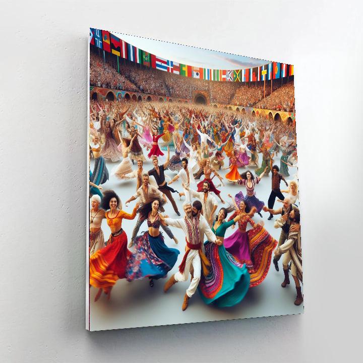 World Dance Day - International Painting Number Kit