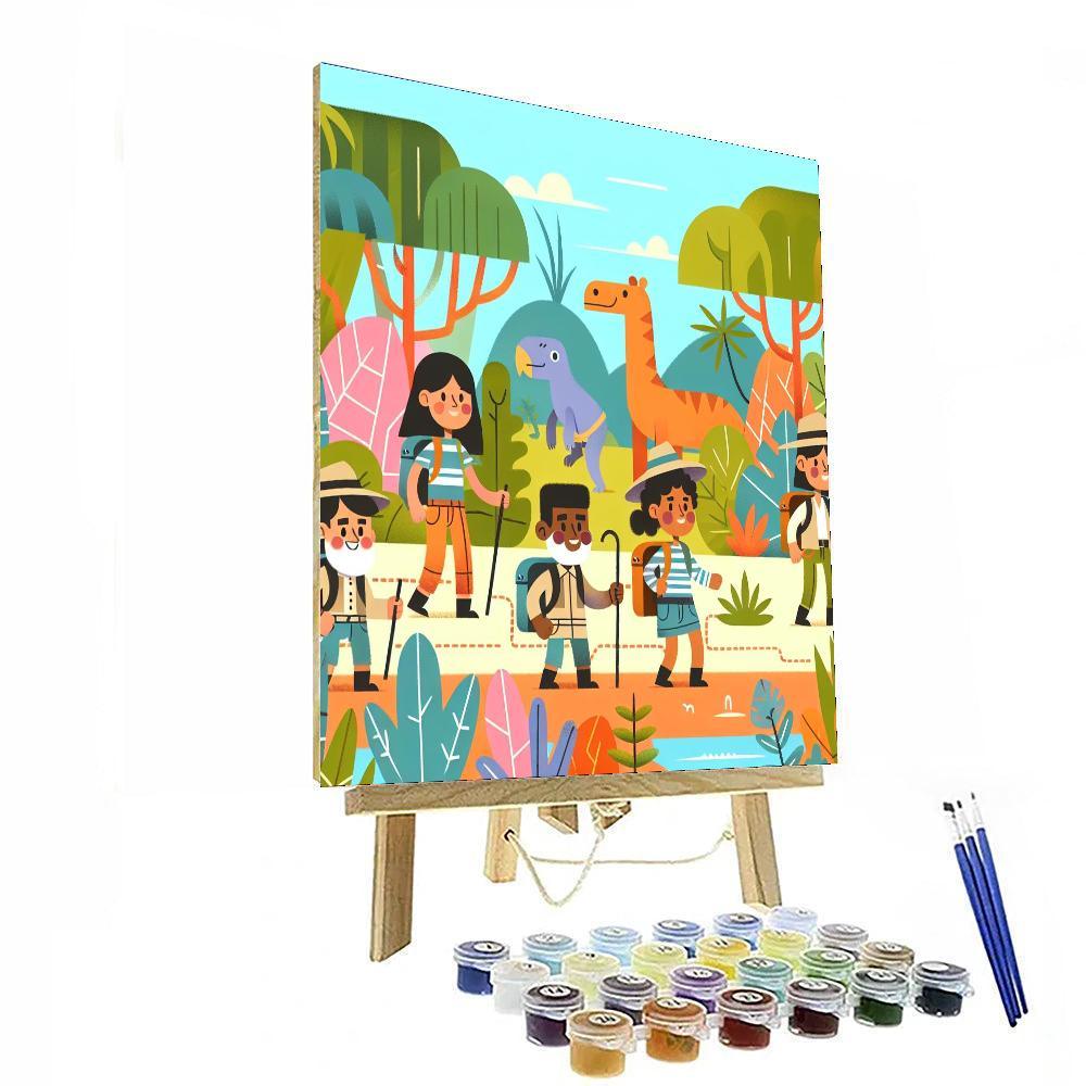 Jungle Explorers In The Wild Paint By Numbers Kits