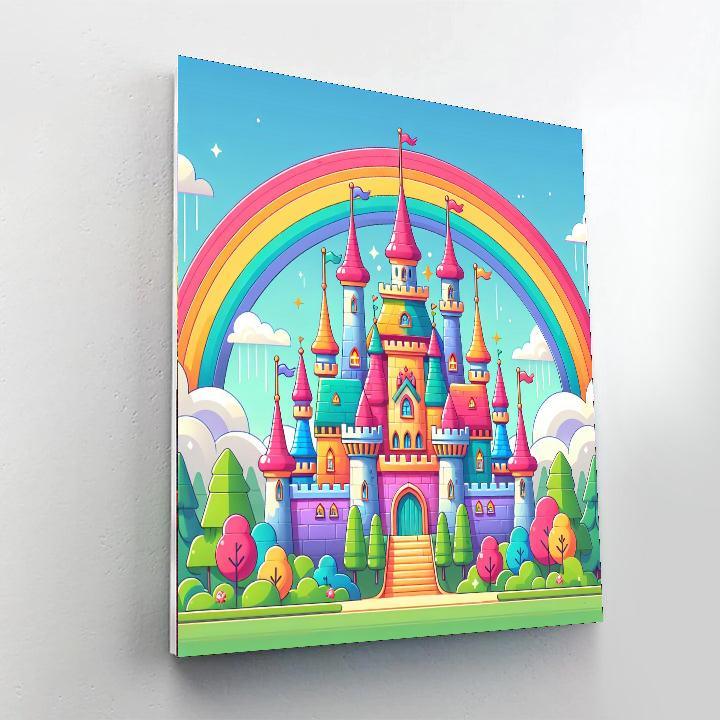 Wondrous Fairy Tale Castle Paint By Numbers Kits