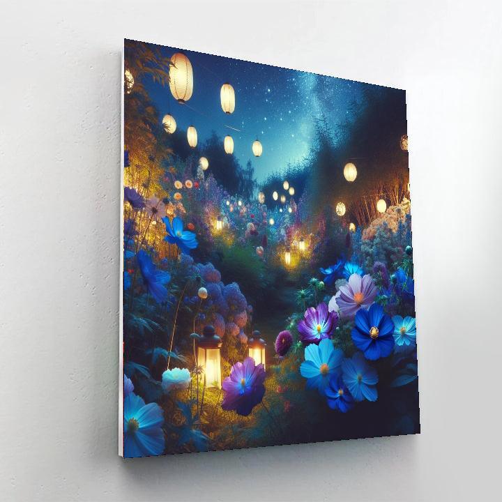 Starlit Garden Night Numbered Painting Kits