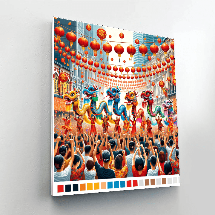 Lunar New Year Festival - Singapore Number Painting