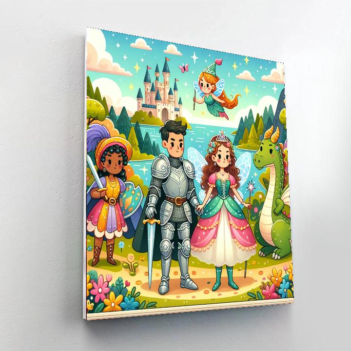 Adventurous Fairytale Quest Paint By Numbers