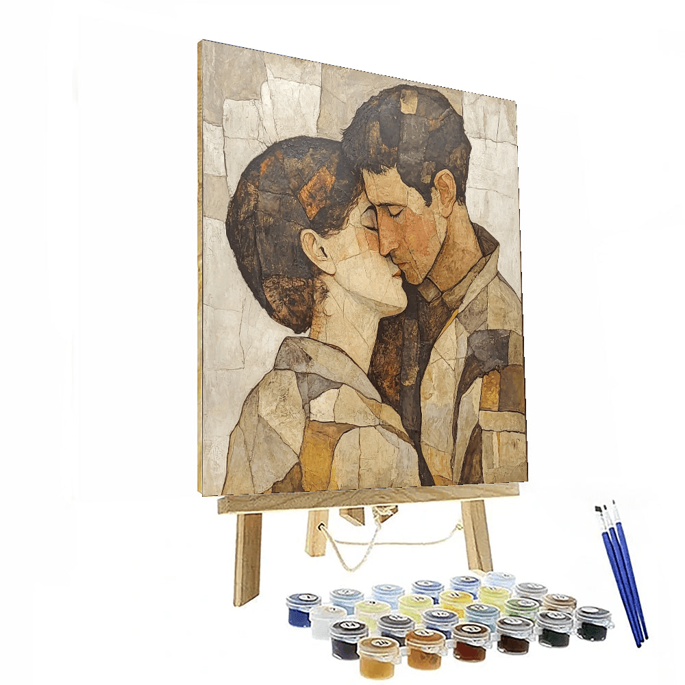 Egon Schiele Inspired Sublime Silhouettes  Paint By Numbers