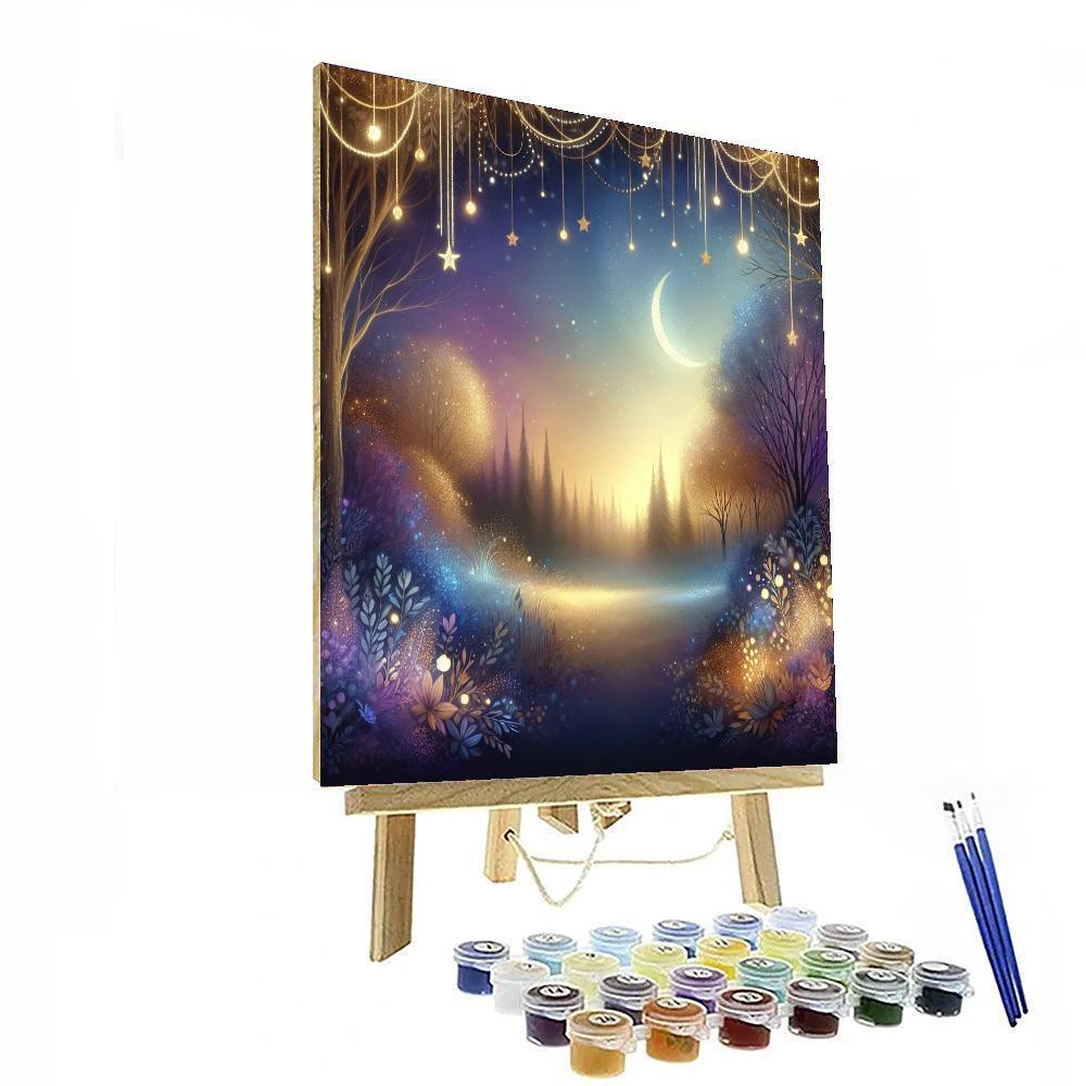 Enchanted Evening Glow DIY Paint By Numbers