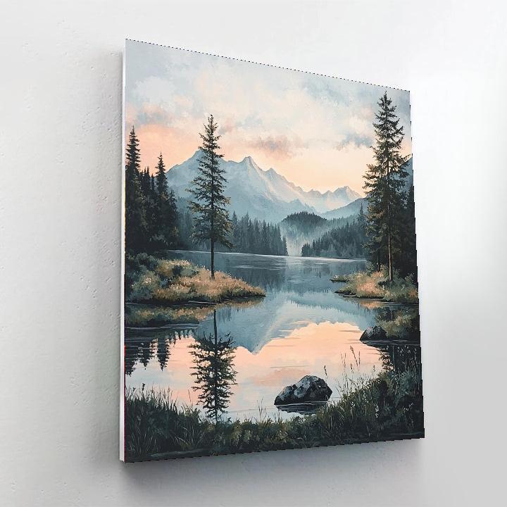 Michelangelo Inspired Silent Splendor  Paint By Color