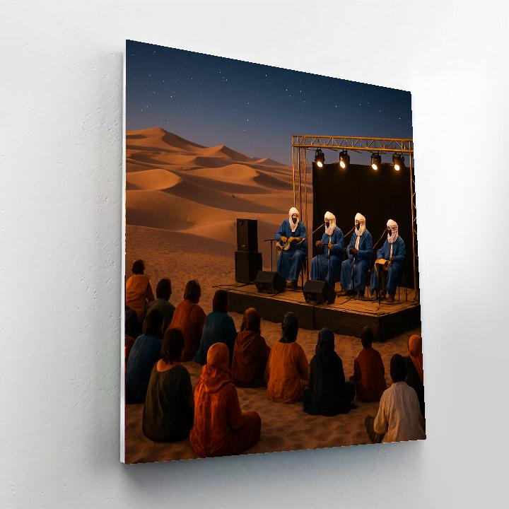 Festival Of The Desert - Timbuktu, Mali Painting Number Kit