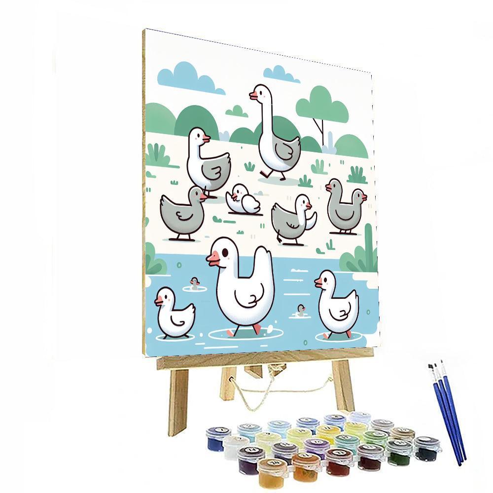 Giggling Goose Gang Paint By Color