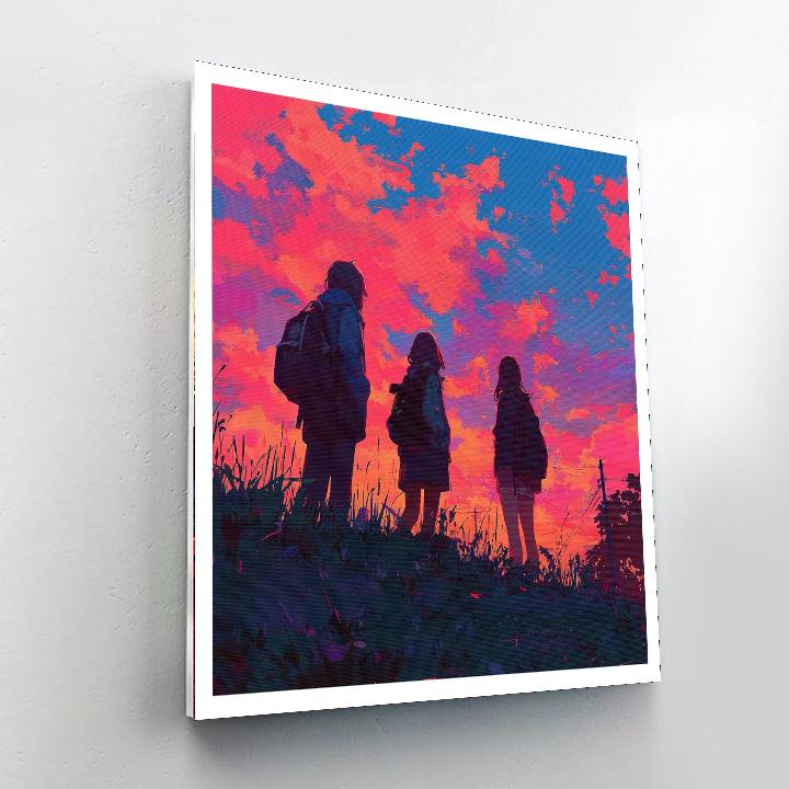 Together In Twilight Numbered Painting Kits
