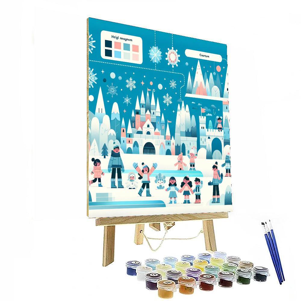 Ice Kingdom Quest Painting Number Kit