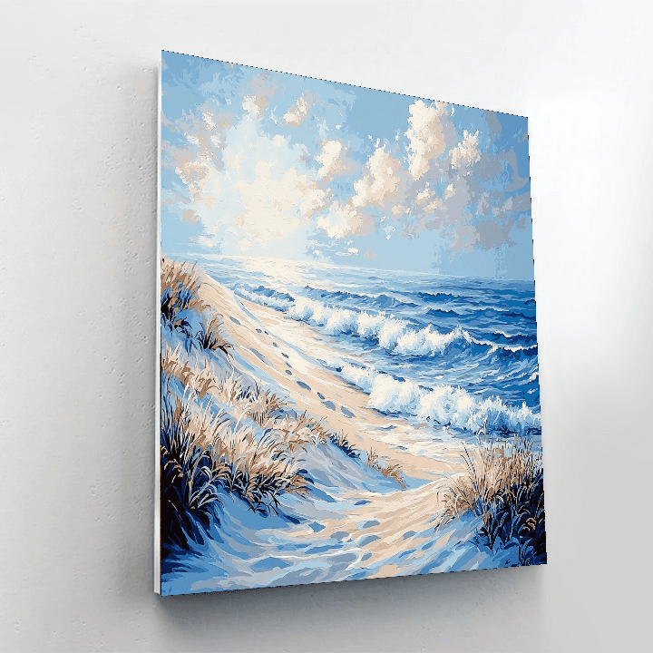Claude Monet Inspired Breezy Dunes  Numbered Painting Kits