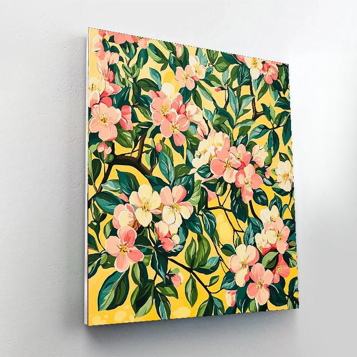 Nandalal Bose Inspired Blossoming Song Of Spring  Painting Number Kit