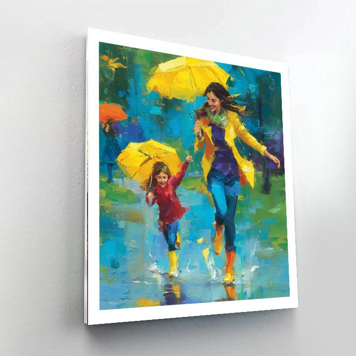 Joyful Raindrops Paint By Color