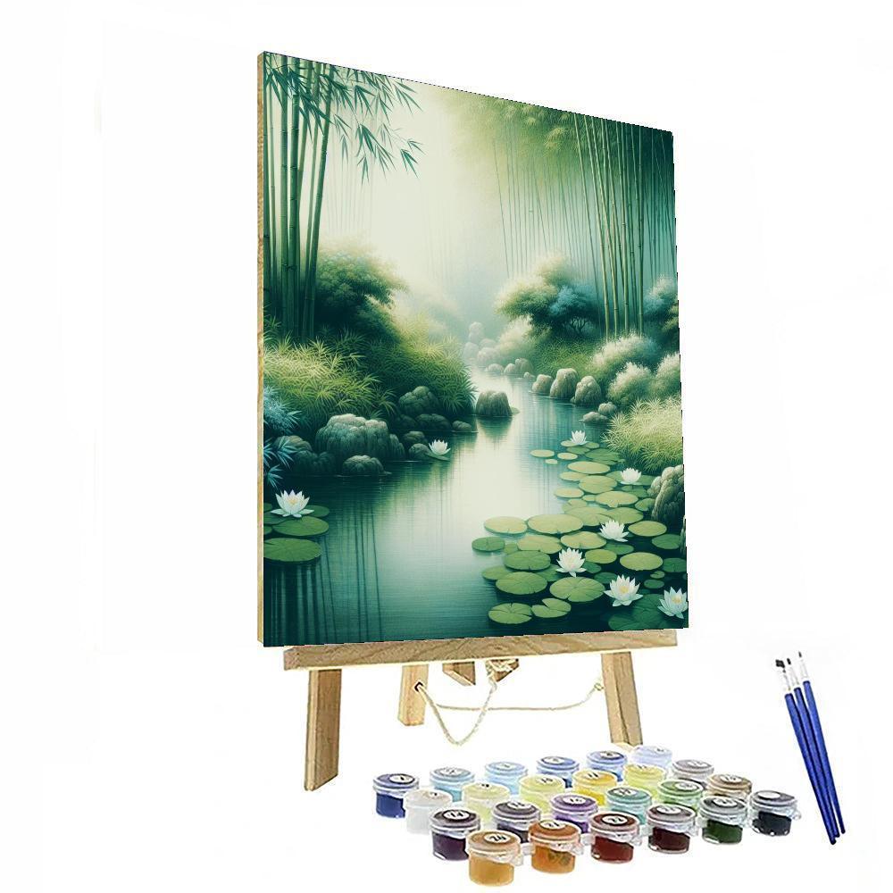 Mystic Eastern Garden Number Painting