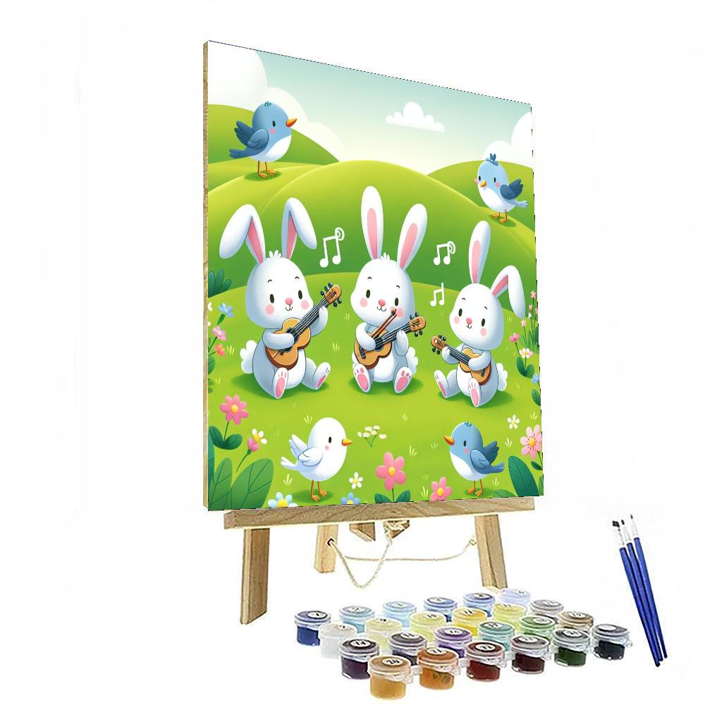 Sunlit Meadow Melodies Painting By Numbers Kit