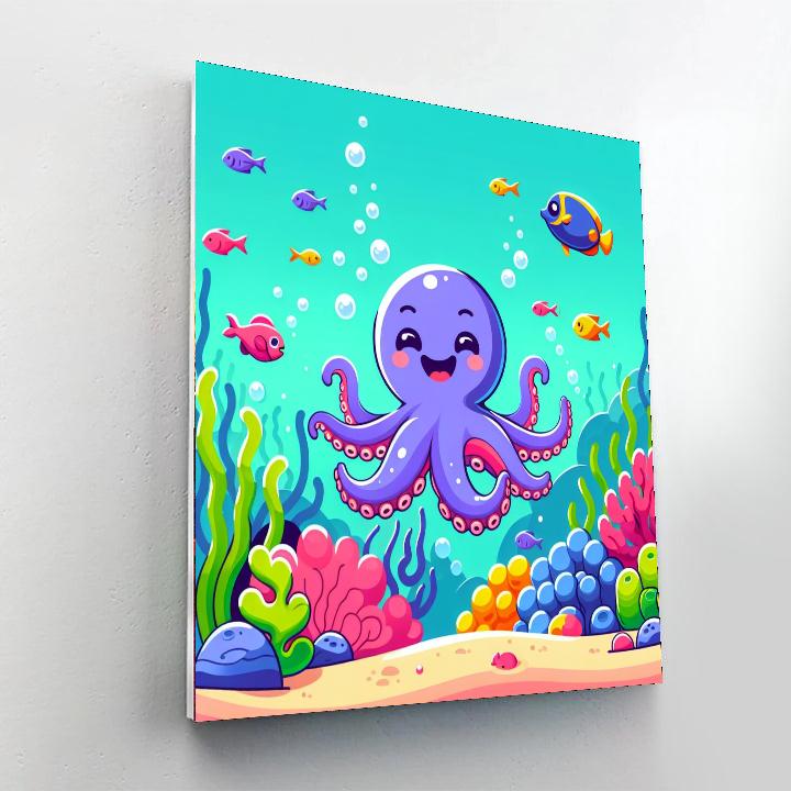 Undersea Adventure Odyssey Paint By Numbers Art