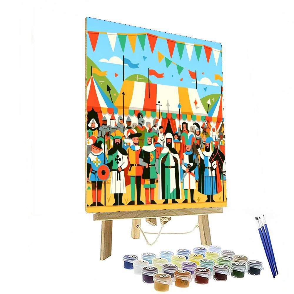 Medieval Festival Numbered Painting Kits