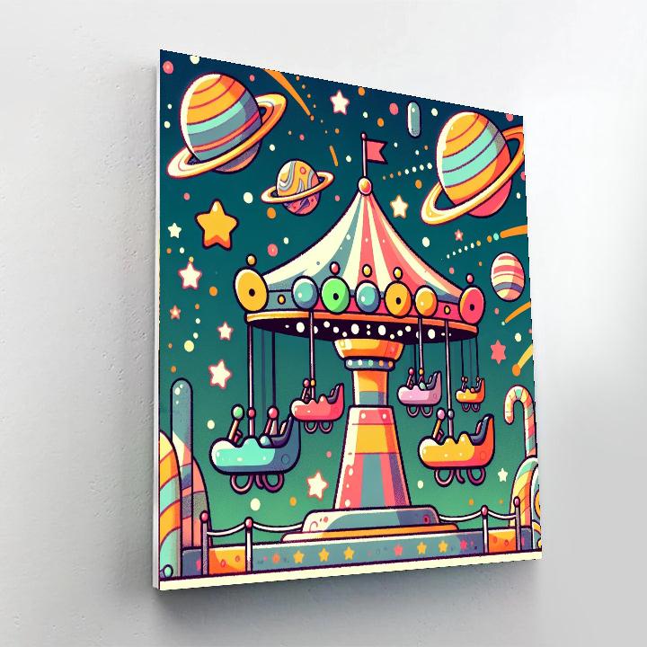 Celestial Carnival Celebration Paint By Numbers Art