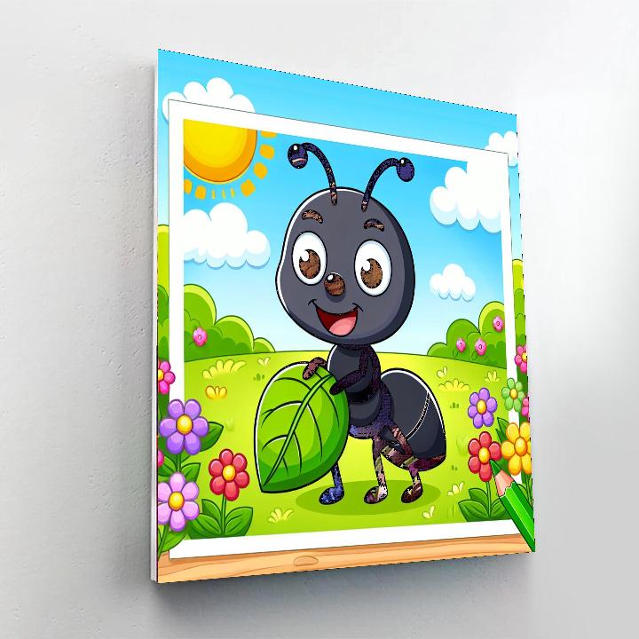 Cheerful Ant Paint By Number