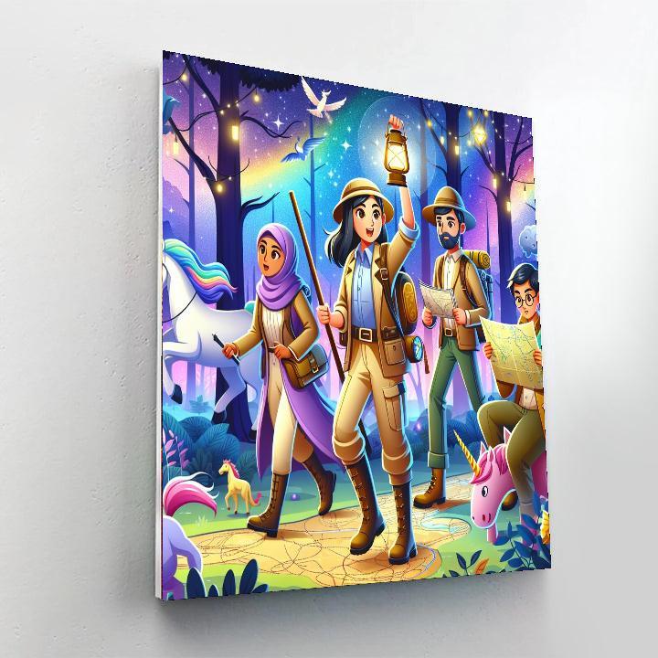 Mystic Forest Quest Paint By Numbers