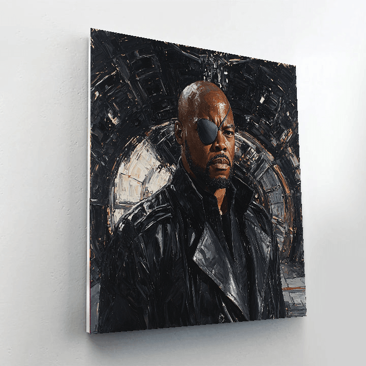Samuel L. Jackson: Fury's Commanding Voice Numbered Painting Kits