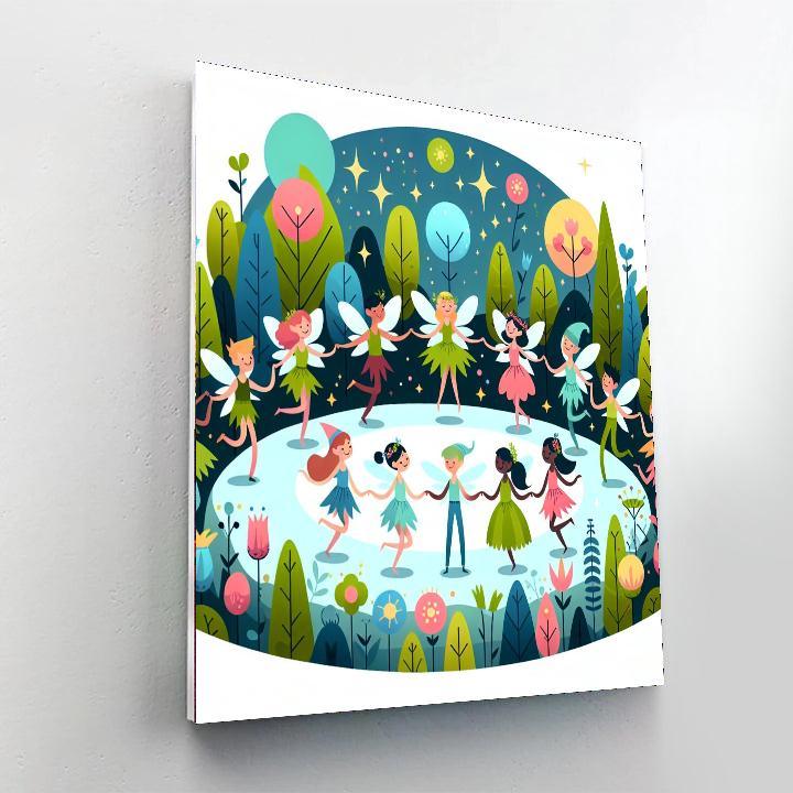 Forest Fairy Festival Paint By Numbers