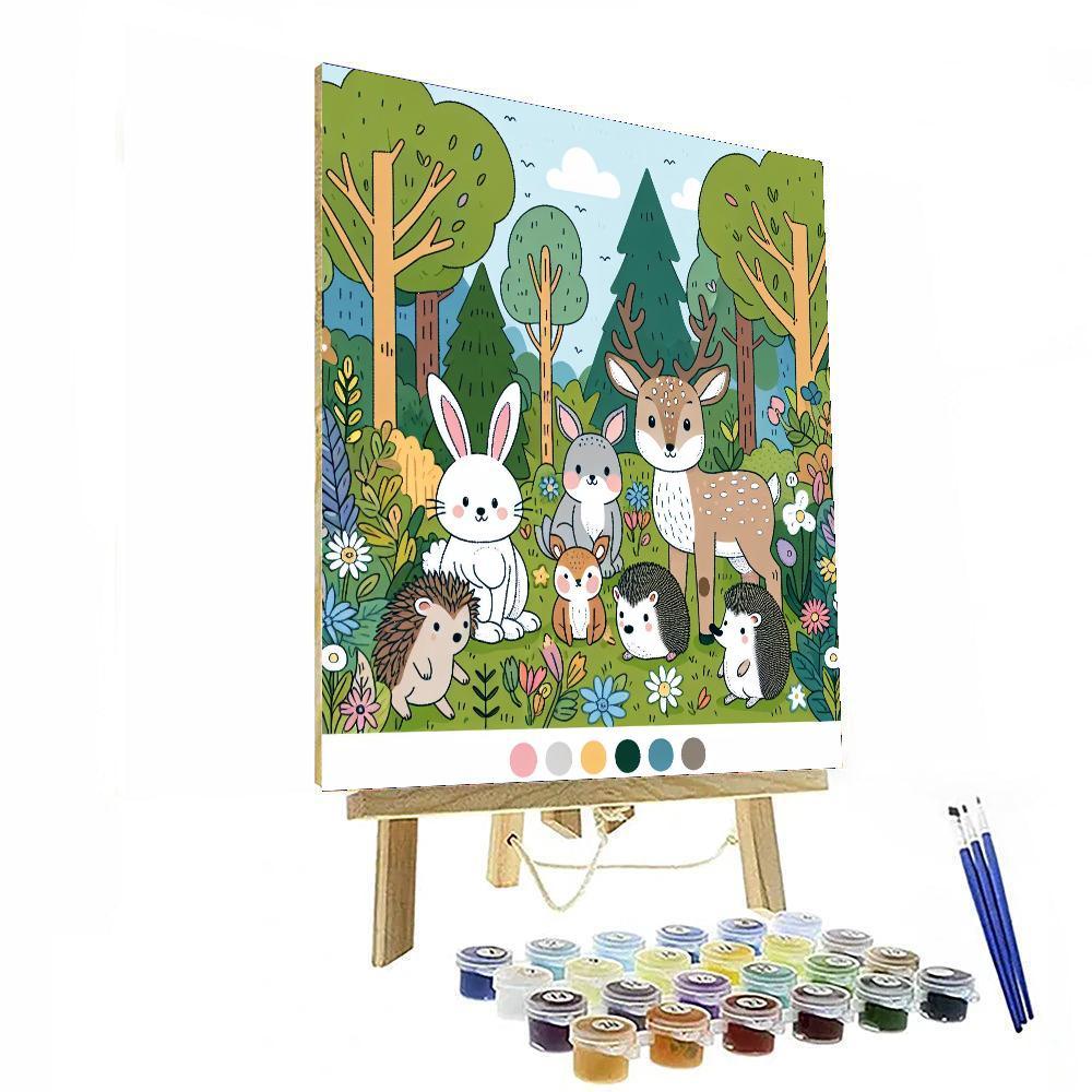 Fairytale Woodland Friends Paint By Number