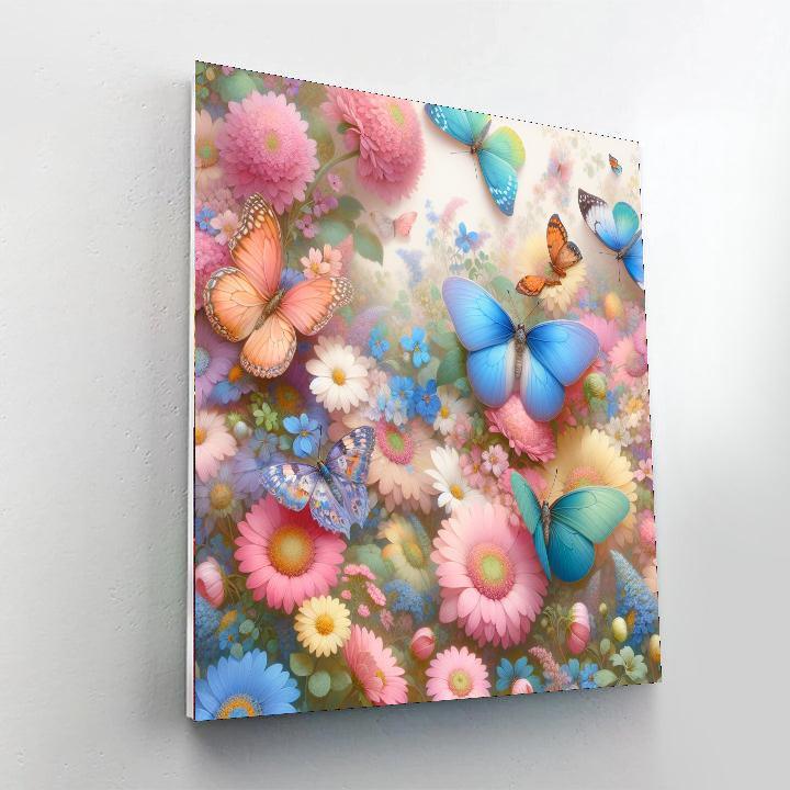 Elegant Butterfly Serenade DIY Paint By Numbers