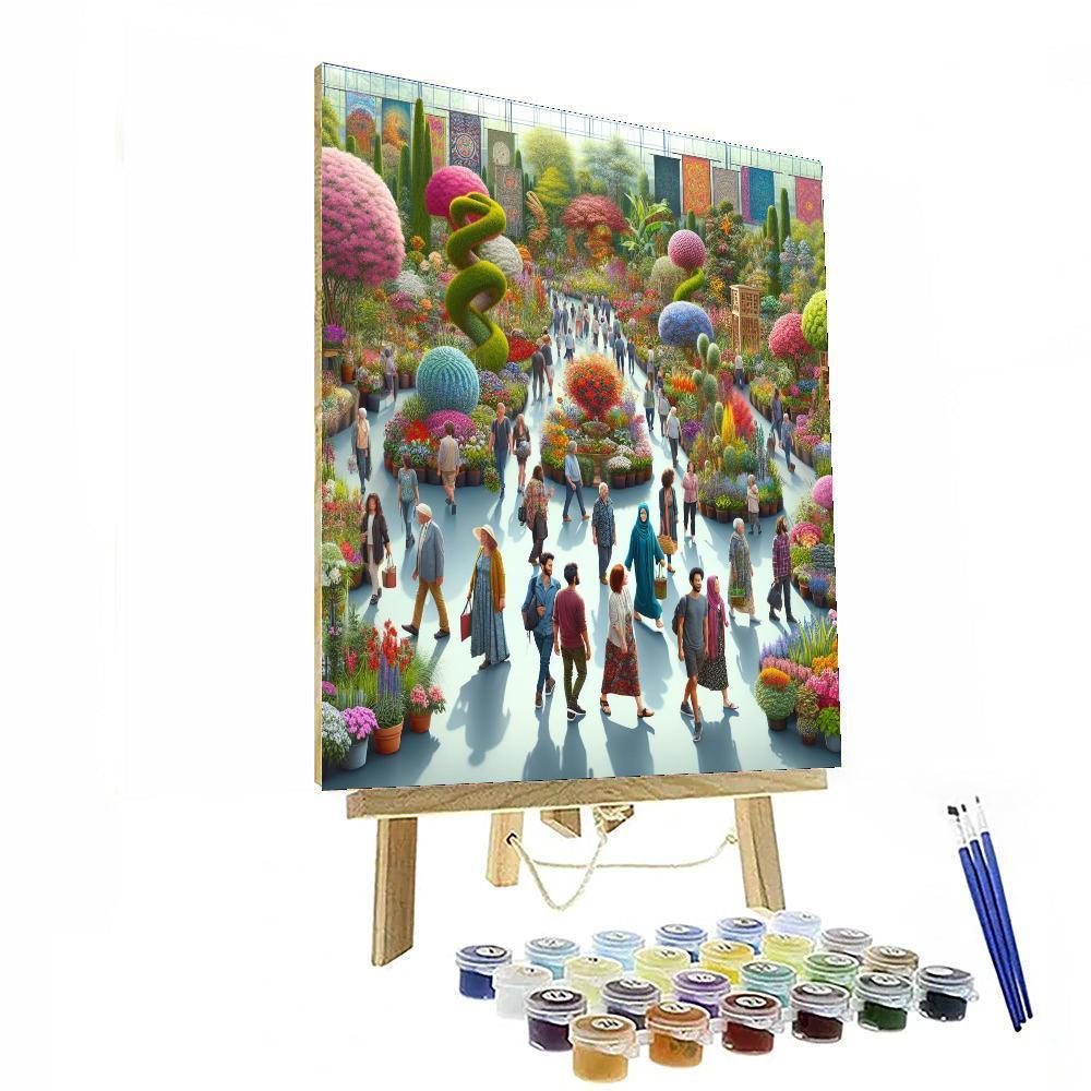 The Chelsea Flower Show - United Kingdom DIY Paint By Numbers