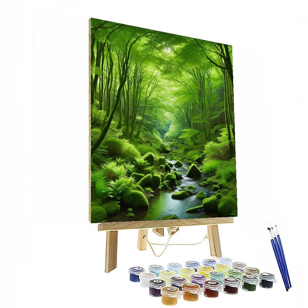 Silent Stream Numbered Painting Kits