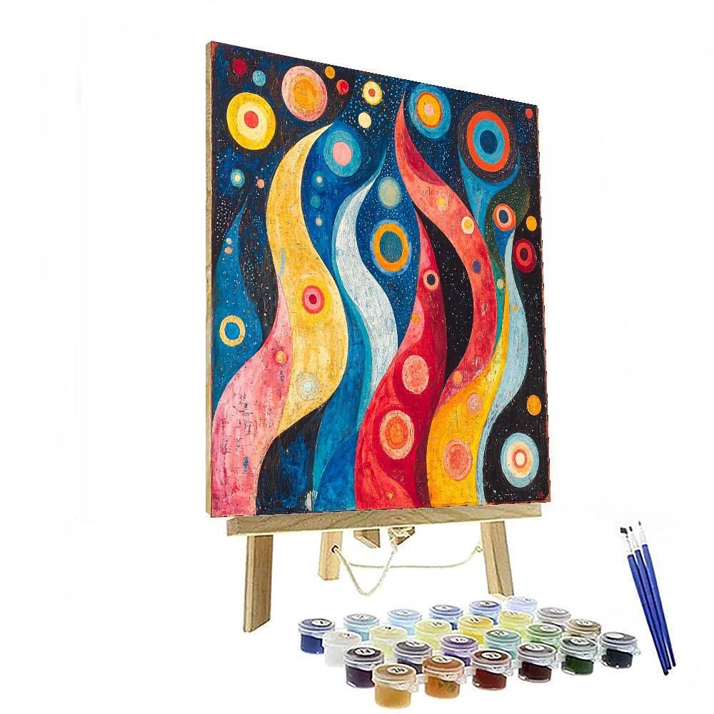 Paul Klee Inspired Whirlwind Of Thoughts  Paint By Number