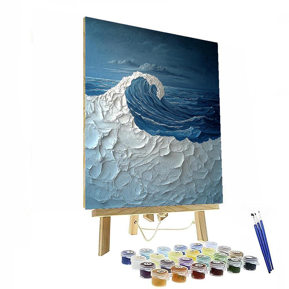Michelangelo Inspired Elemental Force Of Waves  Paint By Color