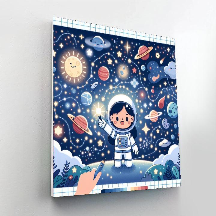 Galactic Space Mission Paint By Number