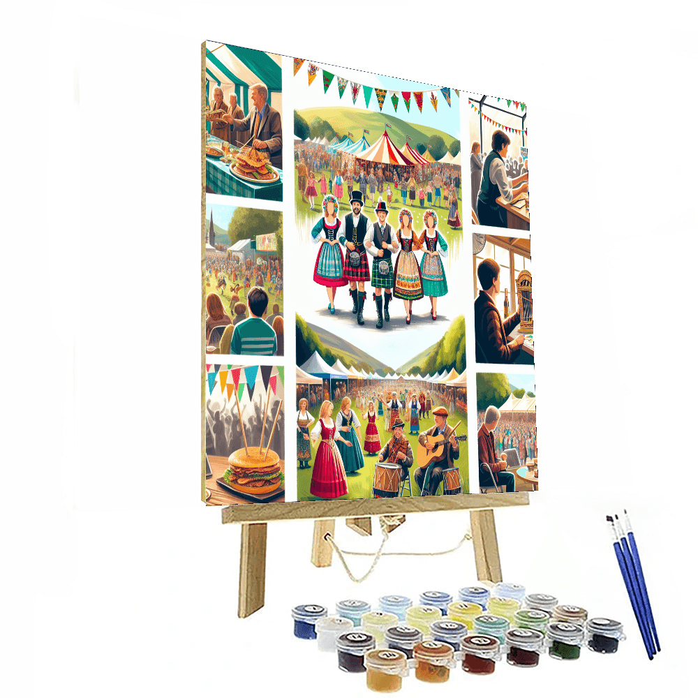 Eisteddfod - Wales DIY Paint By Numbers