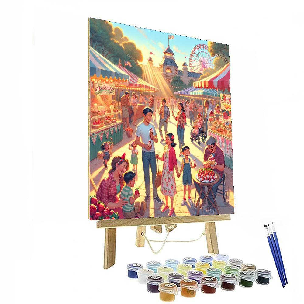Baldwin Park Strawberry Festival Numbered Painting Kits