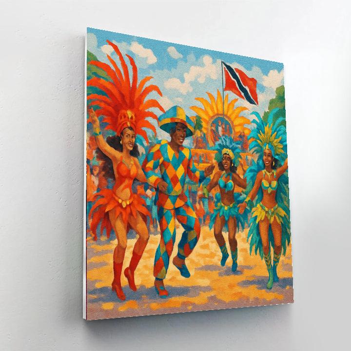 Carnival Of Trinidad And Tobago Number Painting