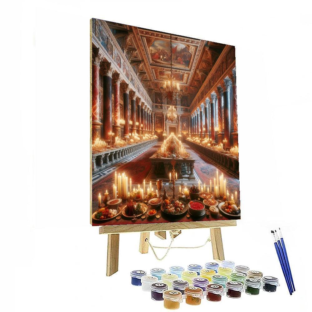 Medieval Castle Feast Numbered Painting Kits