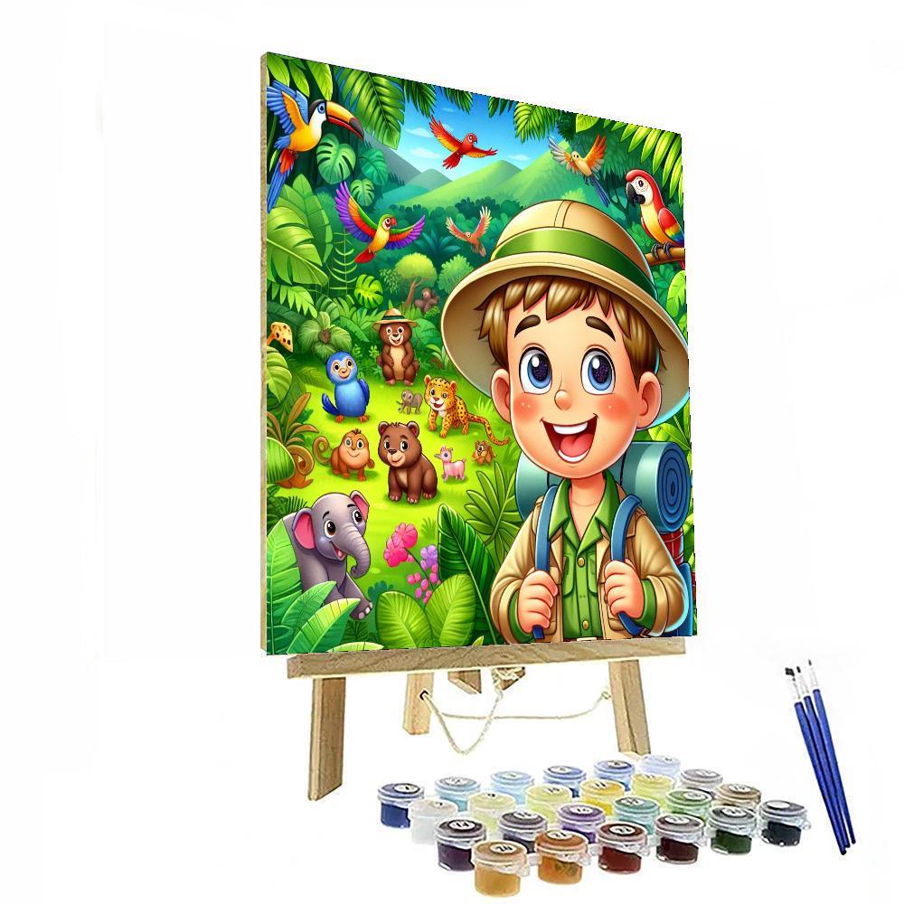 Rainforest Explorer Adventure Paint By Numbers Kits