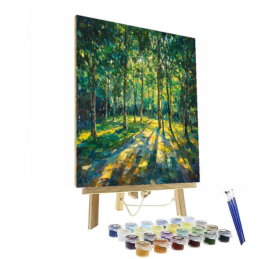 Paul Cézanne Inspired Mystic Grove Awakening  Painting By Numbers Kit
