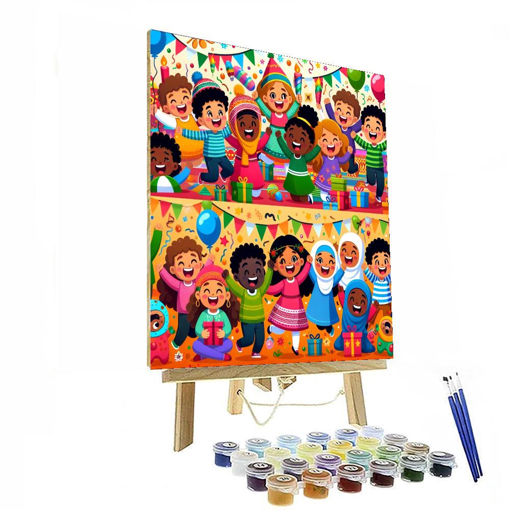 Festive Fun Celebration Paint By Numbers Kits