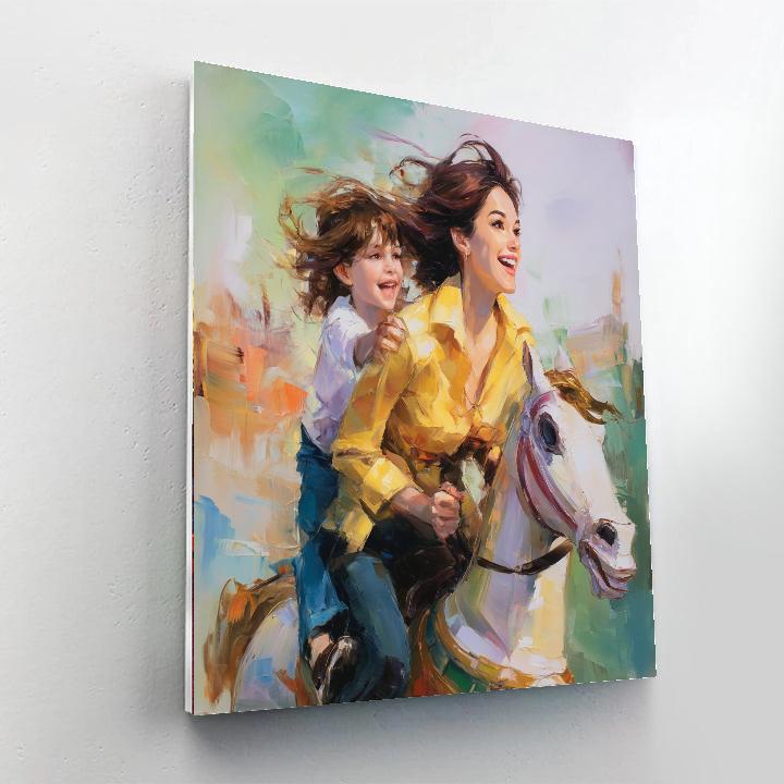 Cherished Carousel Paint By Color