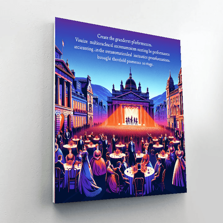 The Edinburgh International Festival - Edinburgh, Scotland Number Painting