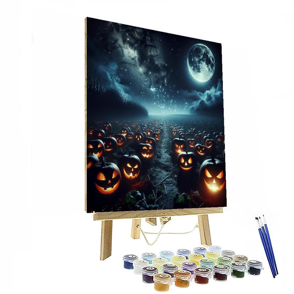 Halloween Night Spectacle DIY Paint By Numbers