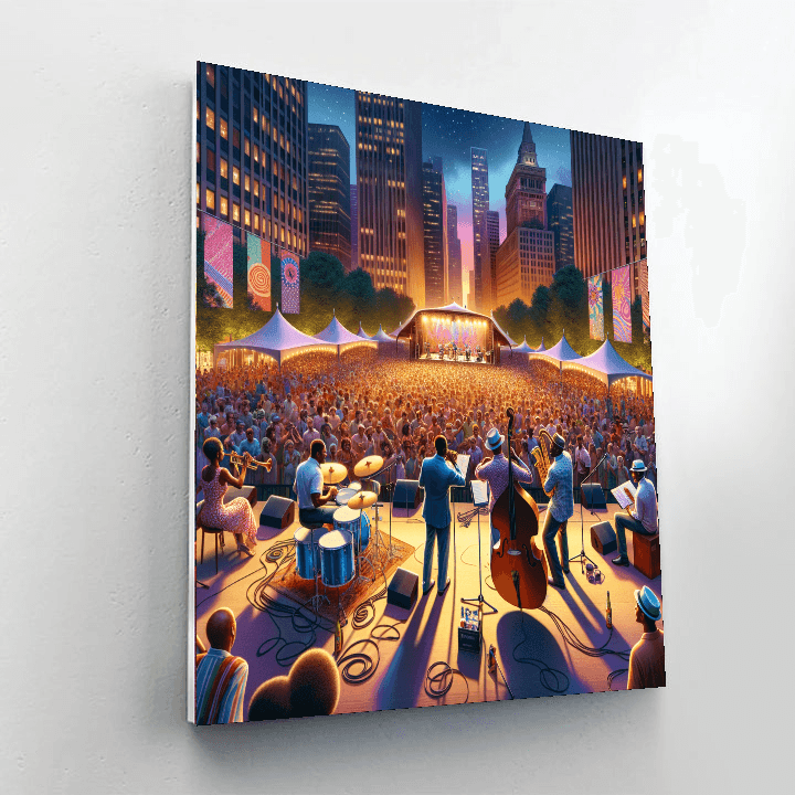 Montreal Jazz Festival - Montreal, Canada Numbered Painting Kits