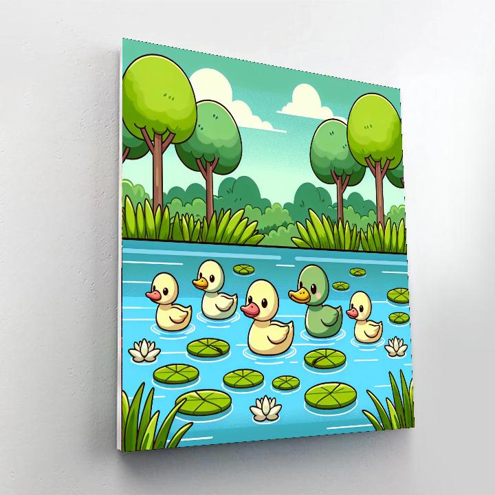 Quiet Quackers Numbered Painting Kits