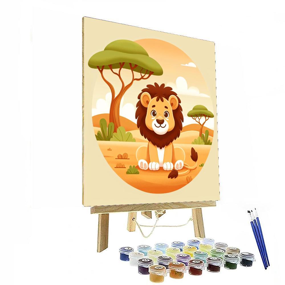 Safari Adventure With Leo The Lion Paint By Numbers