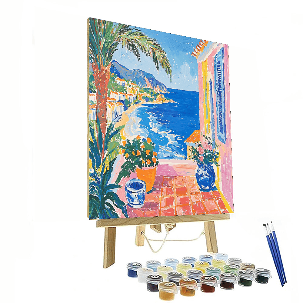Henri Matisse Inspired Mediterranean Escape  DIY Paint By Numbers