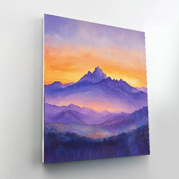 Paul Cézanne Inspired Twilight Harmony  DIY Paint By Numbers