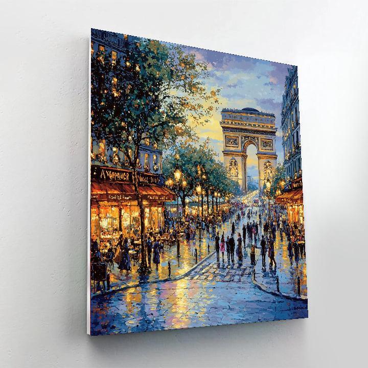 Champs-Élysées - Paris Painting Number Kit