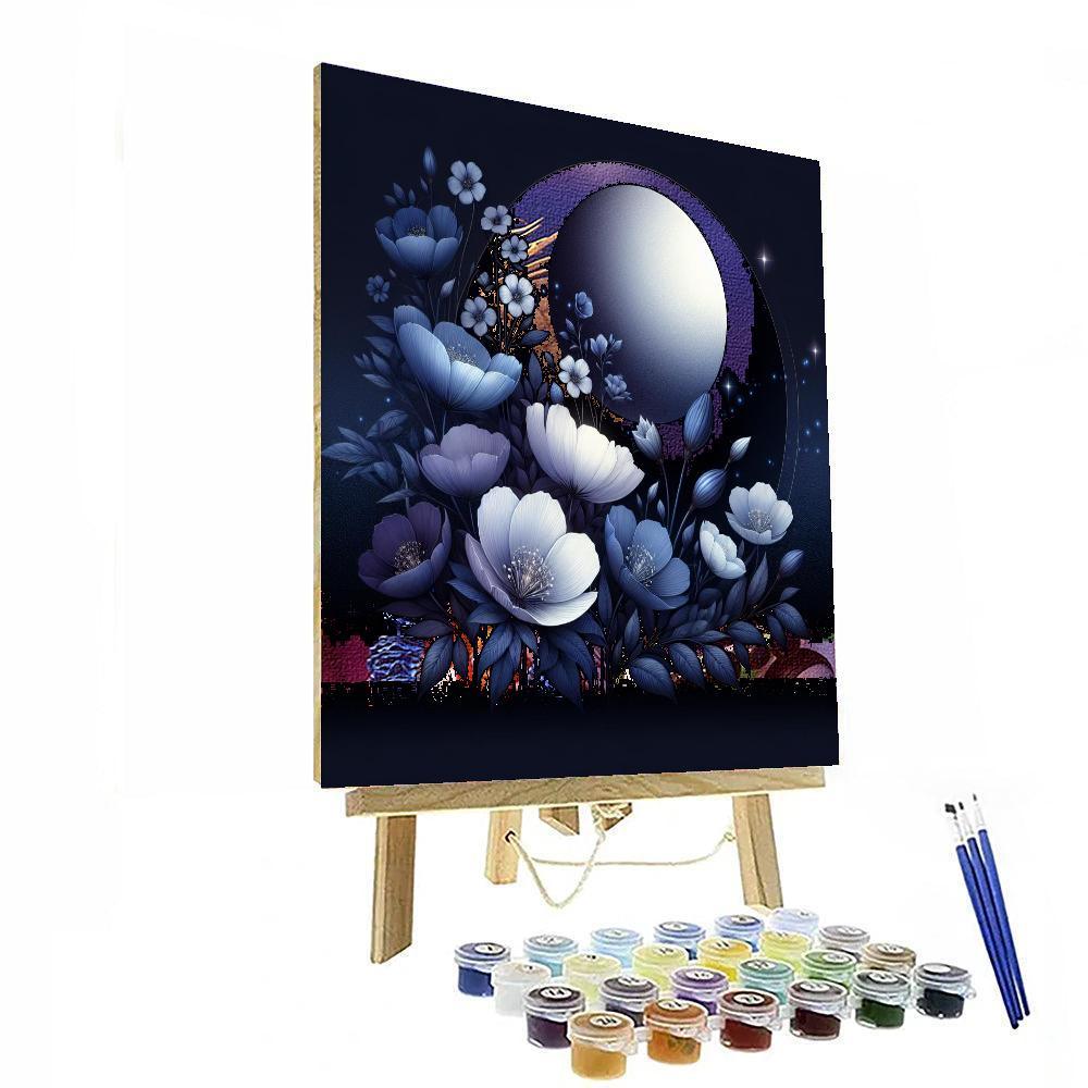 Luminous Night Bloom DIY Paint By Numbers